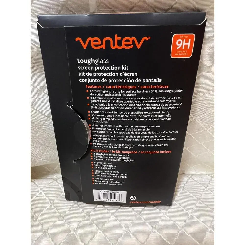 Ventev Toughglass Screen Protector for iPhone iPhone 6/6s/7/8 Clear